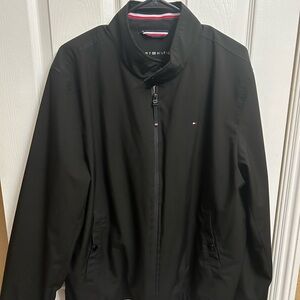 Tommy Hilfiger Men's Classic Black Windbreaker